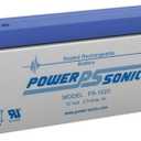 Power-Sonic Rechargeable Sealed Lead Acid Battery PS-1220 12V 2.5 AH @ 20-hr. 12V 2.2 AH 10-hr.