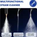 Moongiantgo High Pressure Steam Cleaner, 1700W Power High Temp Portable Handheld Cleaning Machine for Car Detailing, Tankless Heavy Duty for Home Use Kitchen Bathroom Grout Tile