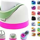 Replacement Lid for Owala Freesip, One Button Water Bottle Top Replacement Cap Compatible with Owala Cup 16oz 24oz 32oz 40oz, Leakproof Replacement Lids AccessoryBPA-Free (Light Gray)