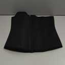 TrainingGirl Waist Trainer for Women Lower Belly Waist Trimmer Corset Tummy Wrap Workout Sweat Belt Band Sports Sauna Suit (Large, Black-blue Inner)