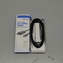 USB C to HDMI Cable (4K@30Hz) 4K*2K（3840 * 2160） 6.6FT, Type C to HDMI Adapter for Home Office Compatible with iPhone 15 Pro Max Plus, MacBook Pro Air iPad Pro,Steam Deck、Huawei Black,1Pack