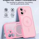 Faiono Magnetic for iPhone 17 Case [Full Camera Protection][Military-Grade Protection][Compatible with MagSafe] Shockproof Protective Slim Phone Case for iPhone 17, Pink