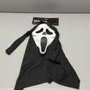Adult Scream Mask | Classic Ghost Face Slasher, Horror Movie Killer Costume Accessory (One Size)