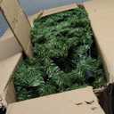 6FT PVC Christmas Tree 1000 Tips Hinged Solid Metal Legs