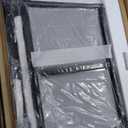 Stanbroil Fireplace Glass Cabinet-Style Door, Black Finish, Large, Decorative Fireplace Screen Door for Fireplace Accessories