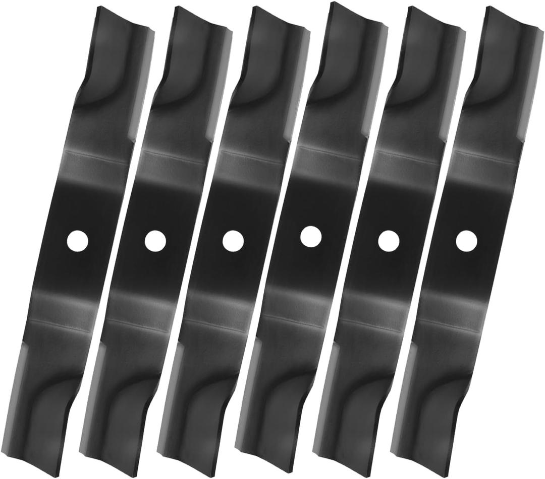 K5575-34330 Lawn Mower Blades for 48" Deck, Compatible with Kubota Kommander ZG123 ZG124 ZG2048 Z122E Z121S, Replaces K5575-97530, K5182-71840, 6 Pack