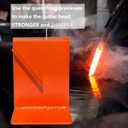 Hi Flame Firewood Kindling Splitter for Wood Stove Fireplace and Fire Pits Wood Splitting Wedge Manual Log Splitter Wedge (Black)