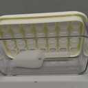 Brigii Ice Cube Tray with Lid&Bin, Ice Cube Mold with 56 Cubes, Stackable Ice Trays for Freezer with Easy-Release Silicone Bottom, for Drinks, Coffee, cocktail (White)