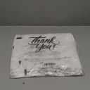 Infinite Pack Thank You Merchandise Bags, Die Cut Handles, Retail Shopping Bags for Boutique - Choose Color & Size (9" X 12", PACK OF 100, White)