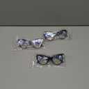 EYEURL Cat Eye Reading Glasses for Women - Blue Light Blocking 3 Pack Ladies Fashion Readers with Flexible Spring Hinges, Anti-Glare&UV Rays +1.50 Eyeglasses, Brown/Green/Purple