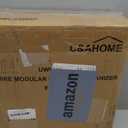 C&AHOME Wire Cube Storage, 8 - Cube Organizer Metal C Grids, Modular Shelves Units, Closet Organizer, Ideal for Home, Office, Living Room, 24.8" L x 12.4" W x 48.4" H, Pink UWCS3008P