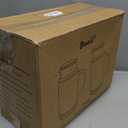 2 PACK Glass Pitcher with Lid, 84oz/2.5L Liter Classic Vertical Stripes Water Pitcher,Glass Water Carafe for Cold Brew, Coffee, Lemonade, Iced Tea,Sun Tea, Beverage, Heat Resistant (Clear)