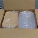 50 Pack Disposable Meal Prep Containers, 25oz Disposable Large Paper Bowls with Lids and Forks for Salad, Noodles, Freezer and Microwavable Storage Use Cardboard Food Containers