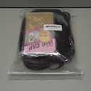 Glossy brown Wig with Bangs Long Curly Wig for Women Long brown Wavy Wigs skin-friendly synthetic fibersc for festival holiday Use 26IN