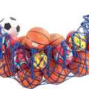 HGRTYXS Ball Storage Net,Organizer Net for Basketball,Volleyball,Football,Sport Equipment Storage Hanging Hammock,Garage Ball Storage Net,Sports Ball Storage,Toy Net.