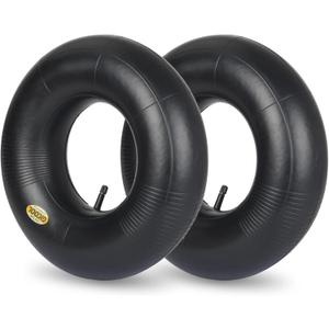 GICOOL 13x6.50-6 Inner Tube, 2 Pack with TR-13 Valve Stem, Heavy Duty, Universal Fit for Ride-on Mower, Razor Dirt Quad Lawn Mower, Yard Trailer, Go Kart, ATV, Yard Tractor, Snow Blower