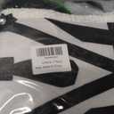 Girls Black and White Striped Tulle Dress with Headband Set Toddler Halloween Dress Up Outfit (10-12 Years)