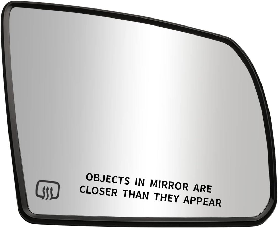 Passenger Right Side Mirror Replacement for Toyota Sequoia 2008-2017, for Tundra 2007 2008 2009 2010 2011 2012 2013 2014 2015 2016 2017 2018 2019 2020- Rearview Mirrors Glass with Heated