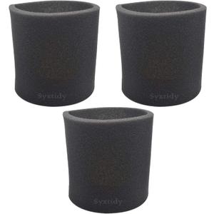 3 Pack 90585 Foam Sleeve VF2001 Foam Replacements Filters For Wet Dry Vacuum Cleaner, Fits Most Shop-Vac, Vacmaster & Genie Shop Vacuum Cleaner, Replace Parts # 9058500