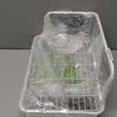 Rabbit Litter Box for Cage Corner Bunny Toilet Small Animal Potty Training with Dustpan Broom Chew Toys for Chinchilla Ferret Hedgehog Gerbil (10 Pcs) (White)