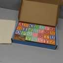 Joqutoys ABC Wooden Building Blocks for Toddlers 1-3 Large, 26 PCS Alphabet & Number Stacking Blocks, Educational Learning Toys for Boys Girls Kids Gifts 1.65''