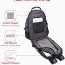 SWISSGEAR 1900 ScanSmart TSA Laptop Backpack Fits 17 Inch Laptop with RFID Protection and Tablet Pocket, Grey/Black, 19-Inch