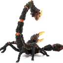 Schleich Eldrador Creatures - 8" Lava Scorpion Action Figure - Movable Scorpion Toy for Boys and Girls - Mythical Creature Figurine - Durable Fantasy Animal Beast Monster Toys for Kids Ages 7+ | 70142