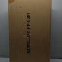 3 Tier Slim Bathroom Storage Cabinet, Narrow Organizer with Wheels and Toilet Paper Holder, Waterproof, No Assembly Required, Perfect for Small Spaces in Bathroom, Kitchen and Bedroom (Cream White B)