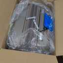 4 Piece Carry On Luggage Set 20 Inch, Expandable PP Hardshell Suitcase with Detachable Spinner Wheels & TSA Lock, Includes Cosmetic Case, Travel Tote & Toiletry Bag, Lightweight (Champagne)