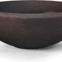 ARBORA 21" Santorini Bowl Planter - Lightweight Polyresin Outdoor Plant Pot