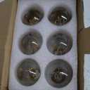 Sphoon Tubular led Bulb, 4w e26 Bulb T45 T14, 40 Watt Edison Vintage Bulbs, Warm White 3000k, Clear Glass, 500lm, Pack of 6