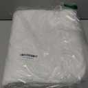 Disolla Toilet Rug U Shaped White 23x24 Machine Washable Non Slip Toilet Floor Mat Soft Plush Contour Rug for Bathroom Floor