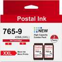 765-9 Red Ink Cartridge 2PK Replacement for Pitney Bowes 765-9 Red Ink Cartridge for SendPro C Auto DM300c DM400c DM450c DM475c Postage Meters, 45ML