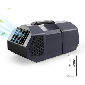 Portable Air Conditioners, 2416BTU Camping Tent Air Conditioner, 240W Ultra-Low Energy Consuming, 14lb Compact & Lightweight Outdoor AC Unit for Car, RV, Pets, Camp, BBQ, Remote Control & Touch Screen