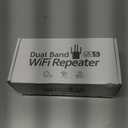 105 Devices WiFi Extender,WiFi Signal Booster with 4 Directional Antennas,1.2Gbps Dual Band WiFi Booster and 12880 Sq.Ft Coverage,EasyMesh and one Ethernet Port