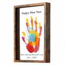 2026 Upgraded Family Handprint Kit for 4, Happy New Year Gifts for 2026, Kids Gift and Family Gift, DIY Hand and Footprint Craft Kit with Kids