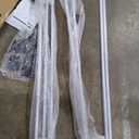 59 Inch Extra Tall Pet Gate for Cats,29.5-43" Adjustable Wide Dog Gates, No Drilling Pressure Mounted Walk Through Tall Cat Gate for Doorways, Hallway, Stairs (White)