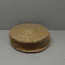 GENMOUS Woven Placemats Set of 12, 12" Round Placemats Natural Water Hyacinth Boho Placemats,Farmhouse Rattan Chargers for Dinner Plates, Rustic Braided Wicker Table Mats for Thanksgiving,Home,Wedding