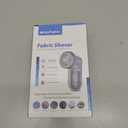 BEAUTURAL Fabric Shaver and Lint Remover, Sweater Defuzzer with 2-Speeds, 2 Replaceable Stainless Steel Blades, Battery Operated, Remove Clothes Fuzz, Lint Balls, Pills, Bobbles Gray