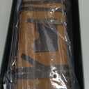 KYOKU Chef Knife Roll Bag, Kitchen Knife and Utensil Holder with 10 Slots 3 Cutlery Holders for Chef Knife Set, Oiled Leather and Waxed Canvas Knife Roll Up Travel Bag with Adjustable Strap, Brown