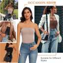 Strapless Bodysuit Shapewear for Women Tummy Control Sculpting Bodysuit Slimming Body Shaper Under Dress (Medium, Nude (Brief))