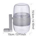 Portable Manual Hand Nut Chopper for All Nuts Walnut Pecans, Hand Crank Nut Grinder in Grey
