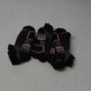 10/15 Pairs Womens Ankle Socks Lightweight Breathable Casual Low Cut Socks for Women With Heel Tab (Black) 6-10