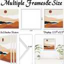 White 13x13 Picture Frame Set of 3, High Transparent Frame for 13 By 13 Square Photo Collage Canvas Poster Size Wall Mount and Tabletop Horizontally Vertically (White, 13 x 13 inches)