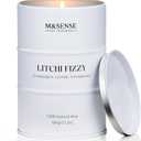 M&SENSE Large Soy Candles Litchi Fizzy Scented 21.2oz 120 Hour Long Lasting Natural Wax Non Toxic, Summer Candle Cozy Home Decor, Relaxing Aromatherapy Gifts for Women Mom Girlfriend