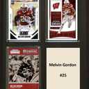 C&I Collectables MLS Nebraska Cornhuskers Men's Melvin Gordon Three Card Plaque