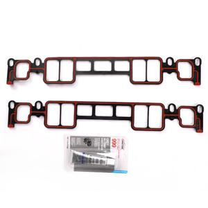 KAX MS90131 Intake Manifold Gasket Set Compatible with Chevy/GMC K1500 C1500 Suburban Tahoe Yukon Express Savana K2500 C2500 K3500 C3500 1996-1999 5.0L 5.7L, Cadillac Escalade 1999-2000