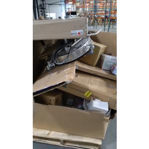 pallet of salvage items
