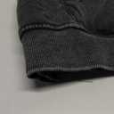 Dnzzs Womens Zip Up Hoodie Oversized Acid Wash Sweatshirts Heavyweight Fall Fashion Outfits Casual Jackets Winter Clothes (Large, Black)