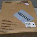 Sheenive Stadium Seats for Bleachers with Back Support, Bleacher Seats with Backs and Cushion Wide, Padded Portable Folding Comfort Stadium Chair with Shoulder Strap, Perfect for Sports Events (Black)